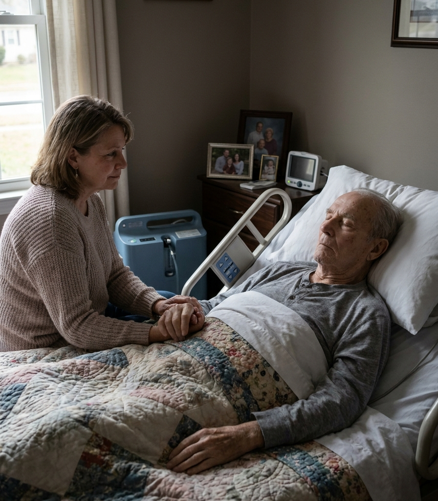 How to care for a dying person at home without losing yourself